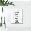 Picture of La Vie Est Belle _GroupedProduct_Rectangle_Portrait_Canvas_Framed_