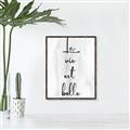 Picture of La Vie Est Belle _GroupedProduct_Rectangle_Portrait_Canvas_Framed_
