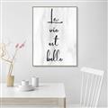 Picture of La Vie Est Belle _GroupedProduct_Rectangle_Portrait_Canvas_Framed_