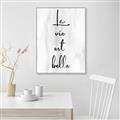 Picture of La Vie Est Belle _GroupedProduct_Rectangle_Portrait_Canvas_Framed_