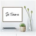 Picture of Je Taime _GroupedProduct_Rectangle_Landscape_Canvas_Framed_