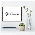 Picture of Je Taime _GroupedProduct_Rectangle_Landscape_Canvas_Framed_