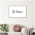 Picture of Je Taime _GroupedProduct_Rectangle_Landscape_Canvas_Framed_