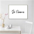 Picture of Je Taime _GroupedProduct_Rectangle_Landscape_Canvas_Framed_