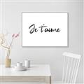 Picture of Je Taime _GroupedProduct_Rectangle_Landscape_Canvas_Framed_