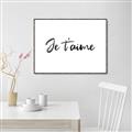 Picture of Je Taime _GroupedProduct_Rectangle_Landscape_Canvas_Framed_
