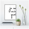Picture of Je Ne Sais Quoi II _GroupedProduct_Rectangle_Portrait_Canvas_Framed_