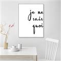 Picture of Je Ne Sais Quoi II _GroupedProduct_Rectangle_Portrait_Canvas_Framed_
