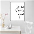 Picture of Je Ne Sais Quoi II _GroupedProduct_Rectangle_Portrait_Canvas_Framed_