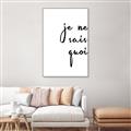 Picture of Je Ne Sais Quoi II _GroupedProduct_Rectangle_Portrait_Canvas_Framed_