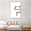 Picture of Je Ne Sais Quoi II _GroupedProduct_Rectangle_Portrait_Canvas_Framed_