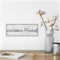 Picture of Welcome Friends III _GroupedProduct_Panel_Landscape_Canvas_Framed_
