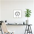 Picture of Sketch Animal  I _GroupedProduct_Square_Canvas_Framed_