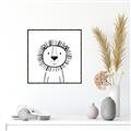 Picture of Sketch Animal  I _GroupedProduct_Square_Canvas_Framed_