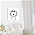 Picture of Sketch Animal  I _GroupedProduct_Square_Canvas_Framed_