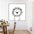 Picture of Sketch Animal  I _GroupedProduct_Square_Canvas_Framed_