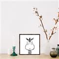 Picture of Sketch Animal  II  _GroupedProduct_Square_Canvas_Framed_