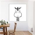 Picture of Sketch Animal  II  _GroupedProduct_Square_Canvas_Framed_