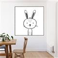 Picture of Sketch Animal  VII _GroupedProduct_Square_Canvas_Framed_