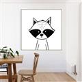 Picture of Sketch Animal  VIII _GroupedProduct_Square_Canvas_Framed_