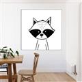 Picture of Sketch Animal  VIII _GroupedProduct_Square_Canvas_Framed_