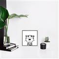 Picture of Sketch Animal  III _GroupedProduct_Square_Canvas_Framed_