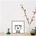 Picture of Sketch Animal  III _GroupedProduct_Square_Canvas_Framed_