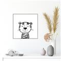 Picture of Sketch Animal  III _GroupedProduct_Square_Canvas_Framed_
