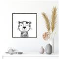 Picture of Sketch Animal  III _GroupedProduct_Square_Canvas_Framed_