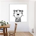 Picture of Sketch Animal  III _GroupedProduct_Square_Canvas_Framed_
