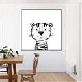 Picture of Sketch Animal  III _GroupedProduct_Square_Canvas_Framed_
