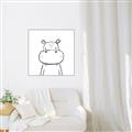 Picture of Sketch Animal  IV _GroupedProduct_Square_Canvas_Framed_