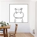 Picture of Sketch Animal  IV _GroupedProduct_Square_Canvas_Framed_