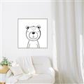 Picture of Sketch Animal V _GroupedProduct_Square_Canvas_Framed_