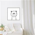 Picture of Sketch Animal V _GroupedProduct_Square_Canvas_Framed_