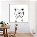 Picture of Sketch Animal V _GroupedProduct_Square_Canvas_Framed_