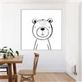 Picture of Sketch Animal V _GroupedProduct_Square_Canvas_Framed_
