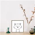 Picture of Sketch Aminal VI _GroupedProduct_Square_Canvas_Framed_