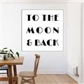 Picture of To The Moon II _GroupedProduct_Square_Canvas_Framed_