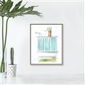 Picture of Shower Time _GroupedProduct_Rectangle_Portrait_Canvas_Framed_