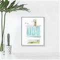 Picture of Shower Time _GroupedProduct_Rectangle_Portrait_Canvas_Framed_
