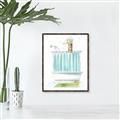 Picture of Shower Time _GroupedProduct_Rectangle_Portrait_Canvas_Framed_