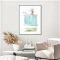 Picture of Shower Time _GroupedProduct_Rectangle_Portrait_Canvas_Framed_