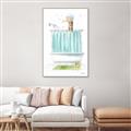 Picture of Shower Time _GroupedProduct_Rectangle_Portrait_Canvas_Framed_