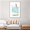 Picture of Shower Time _GroupedProduct_Rectangle_Portrait_Canvas_Framed_