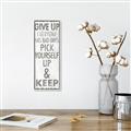 Picture of Never Give Up I _GroupedProduct_Panel_Portrait_Canvas_Framed_