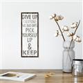 Picture of Never Give Up I _GroupedProduct_Panel_Portrait_Canvas_Framed_