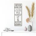 Picture of Never Give Up I _GroupedProduct_Panel_Portrait_Canvas_Framed_