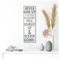Picture of Never Give Up I _GroupedProduct_Panel_Portrait_Canvas_Framed_