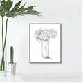 Picture of Drawing Flower VI _GroupedProduct_Rectangle_Portrait_Canvas_Framed_